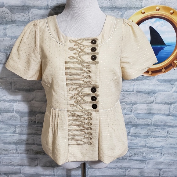 Anthropologie Jackets & Blazers - Anthropologie Floreat Platinum Placket jacket